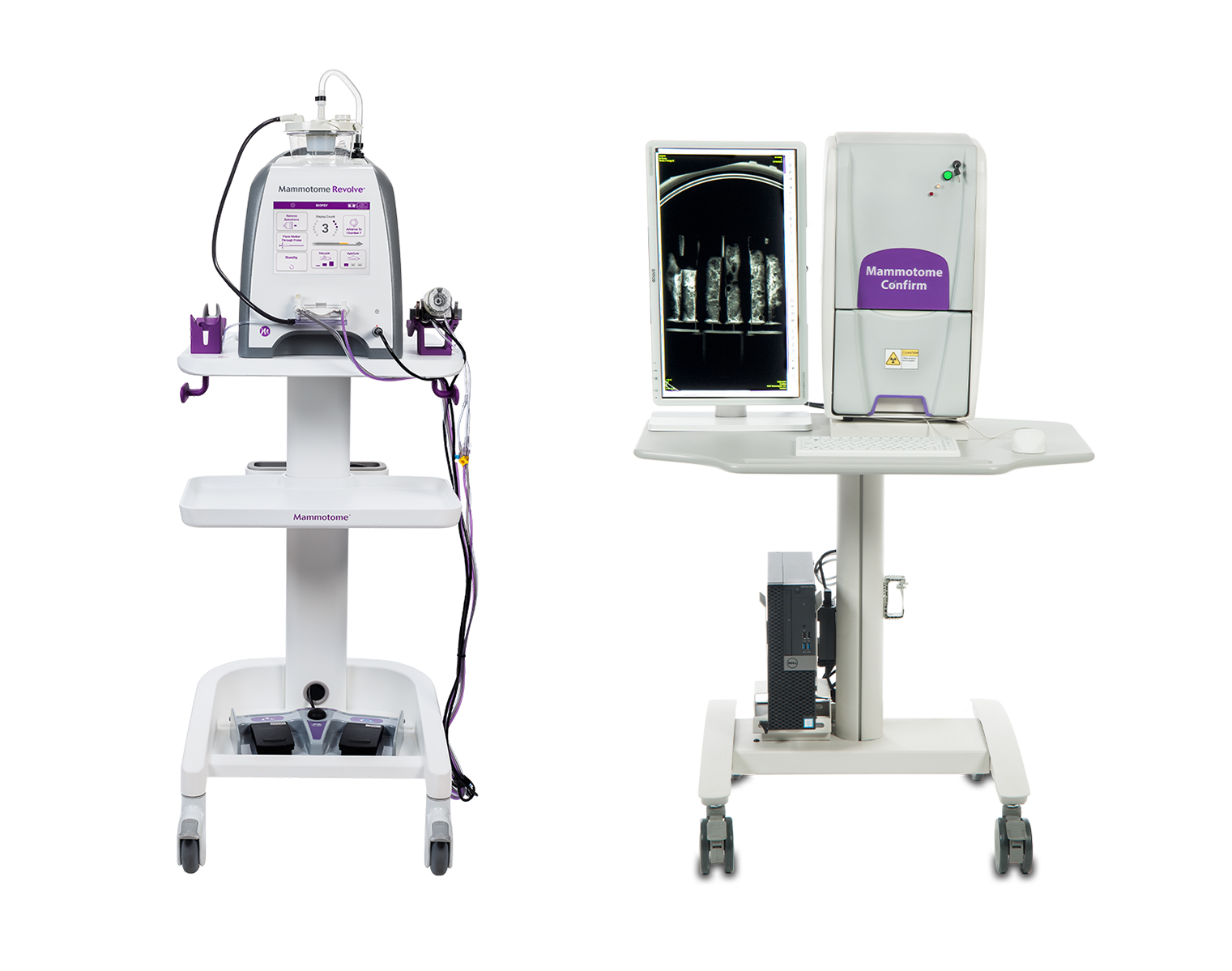 Mammotome Confirm Core Specimen Radiography System and Mammotome Revolve Dual Vacuum-Assisted Breast Biopsy System<