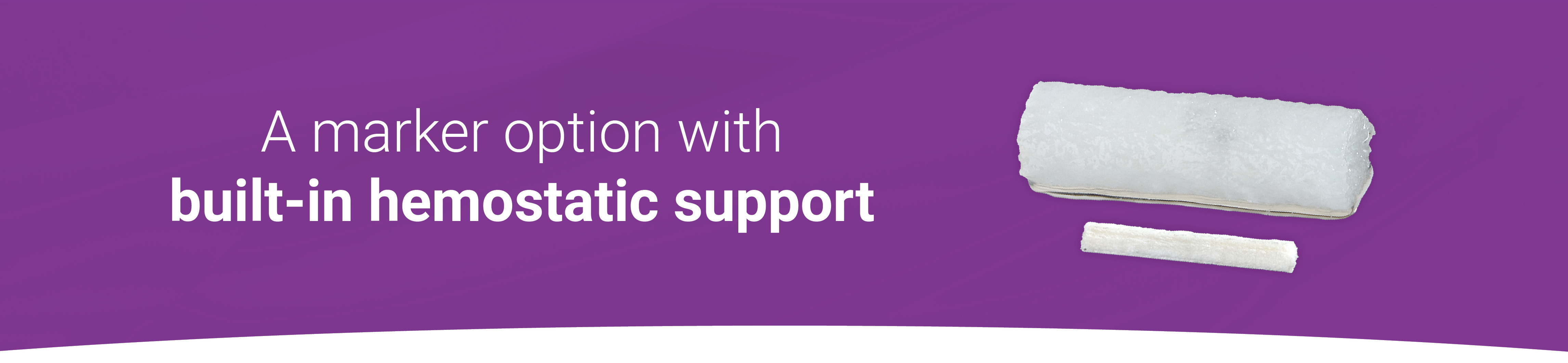 MammoMARK A marker option with built-in hemostatic support